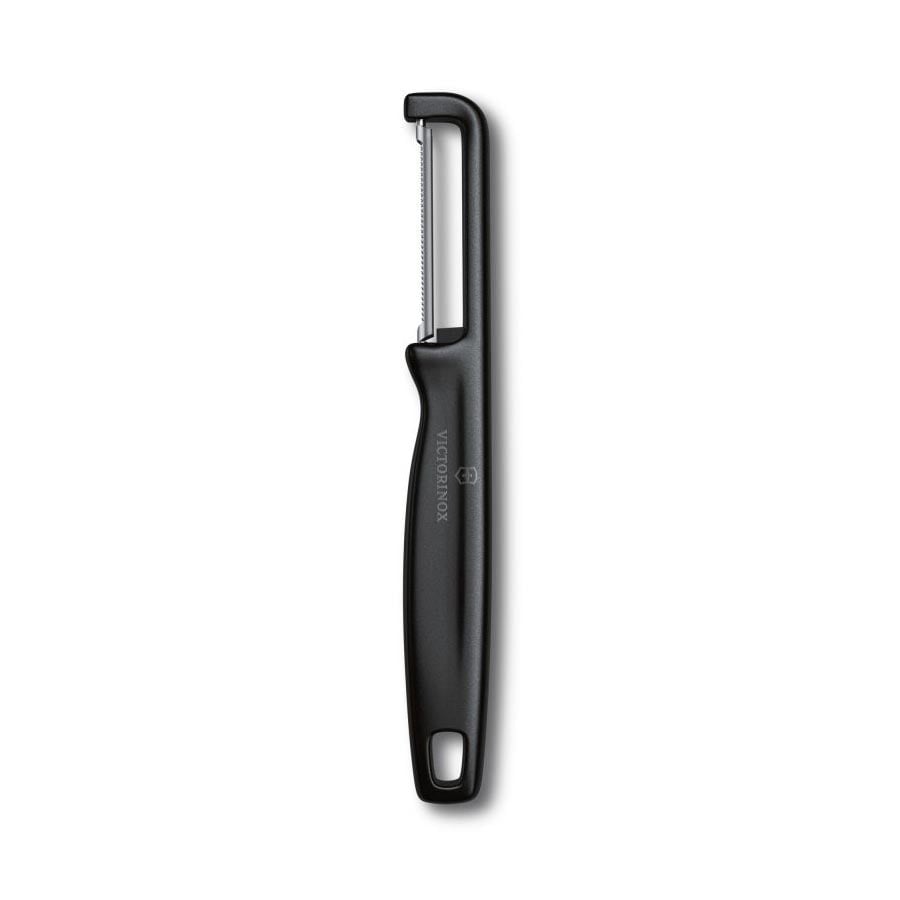 Victorinox Peeler Lota, double serrated, black