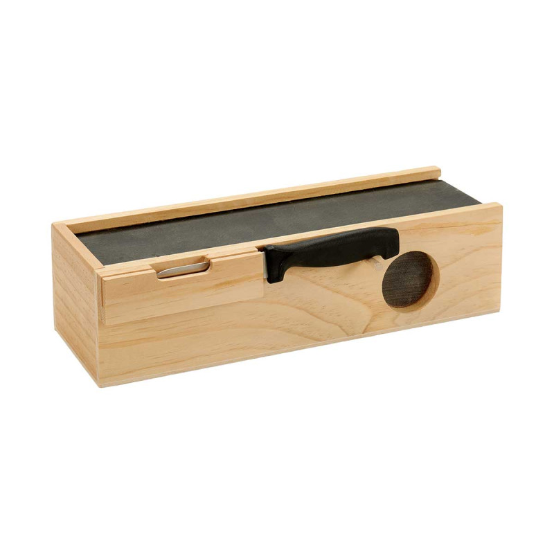 Salami set Arte Regal, with knife and box