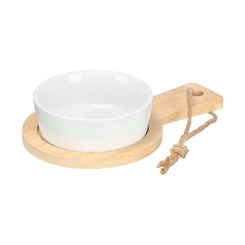 Bowl set with tray Kinvara, round, 2 pcs