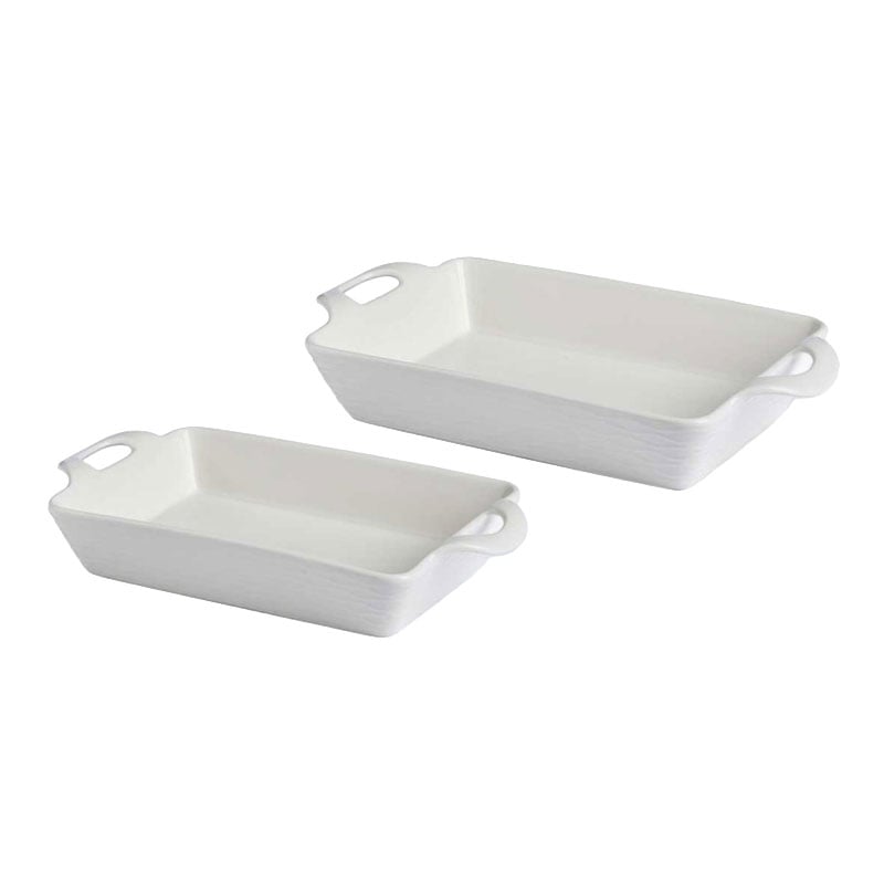Baking dish Vessia, rectangular, with handles, 2 pcs