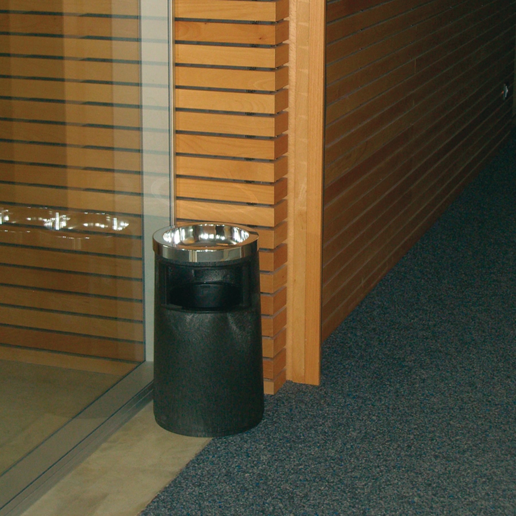 Baskets for garbage and supplies