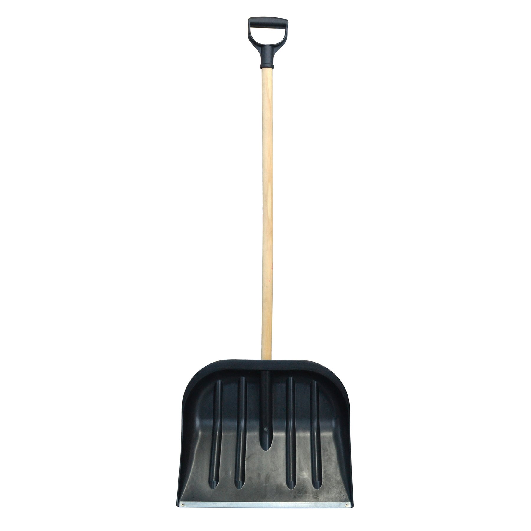 The snow shovel, with an aluminum blade and handle, 49 cm