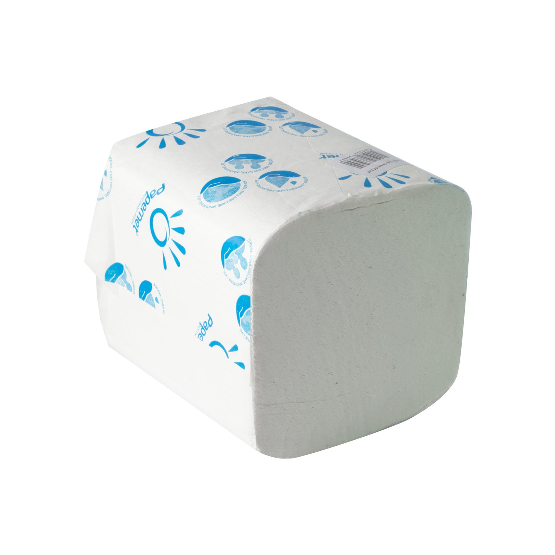 Toilet paper Papernet Virgin, per pack, double-ply, 224 sheets