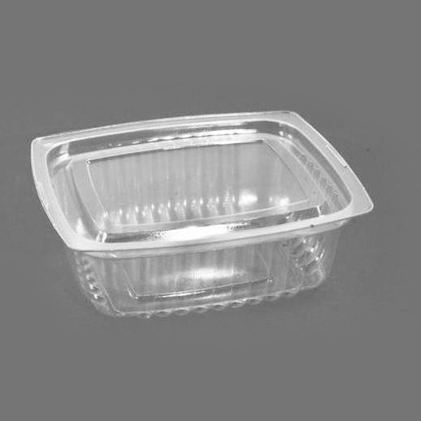 Box with Attached Lid, rectangular, 500 ml, 100 pieces