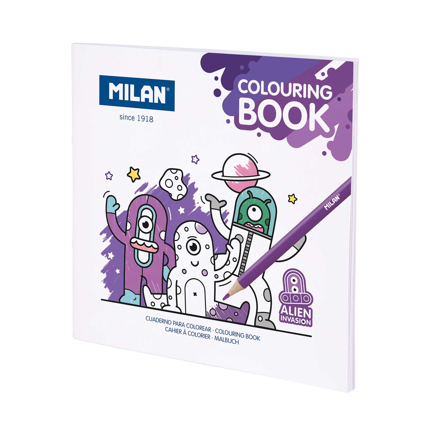 Milan Coloring Book “Alien Invasion”