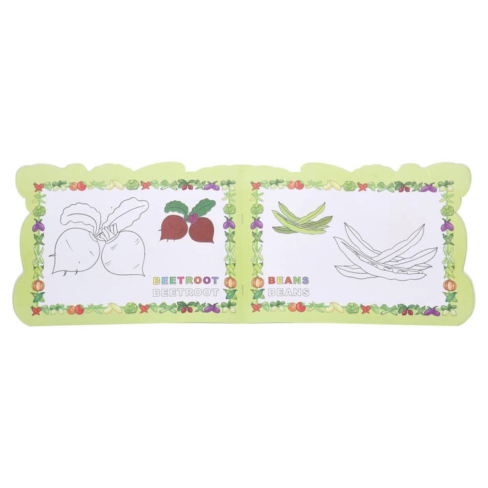 Книжка за оцветяване Festa, весели форми, А4, асорти