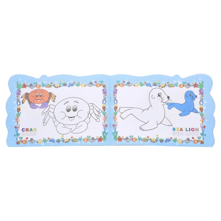 Книжка за оцветяване Festa, весели форми, А4, асорти