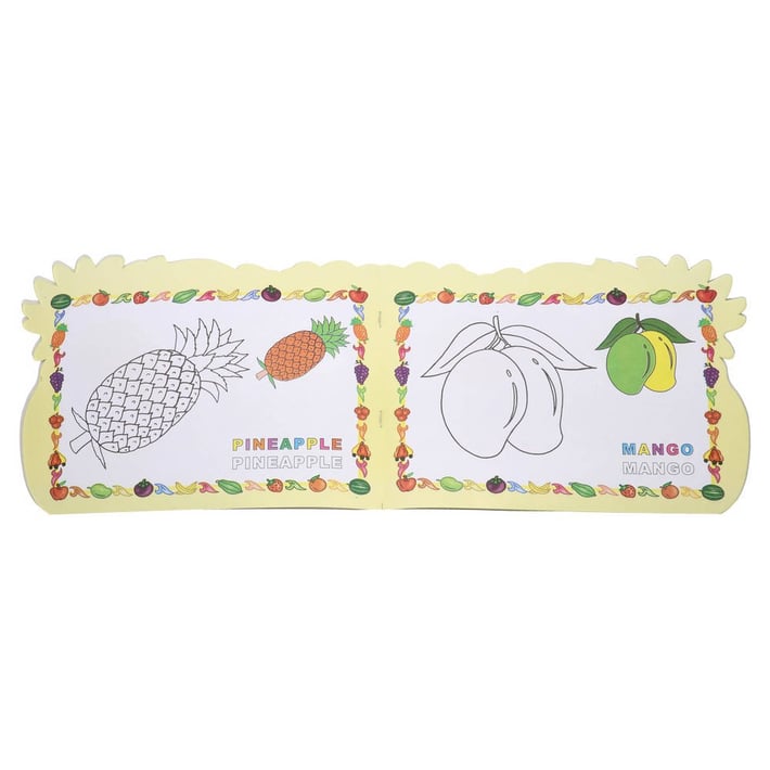 Книжка за оцветяване Festa, весели форми, А4, асорти