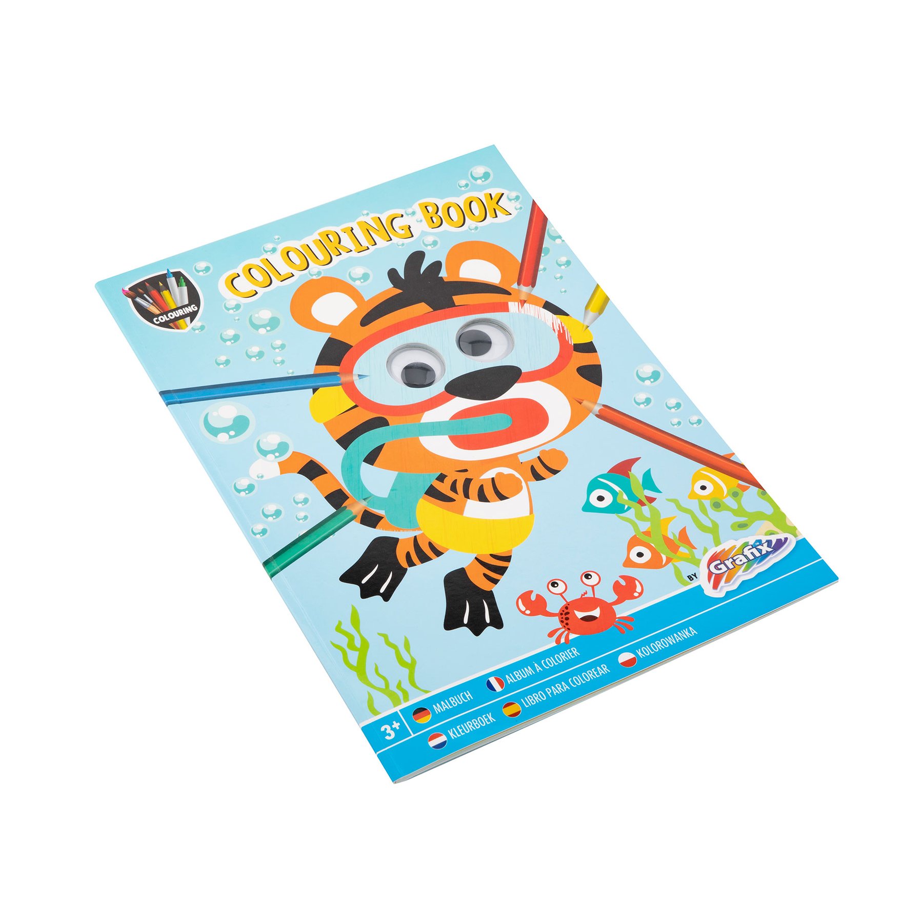 Moxy Coloring book Tiger, A4, 24 pages