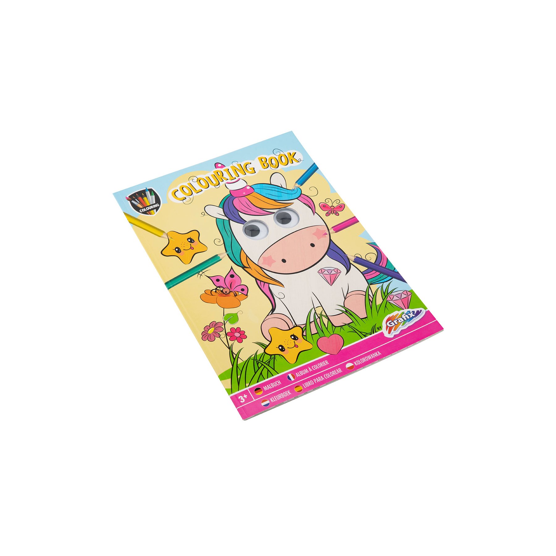 Moxy Colouring Book Unicorn, A4, 24 pages