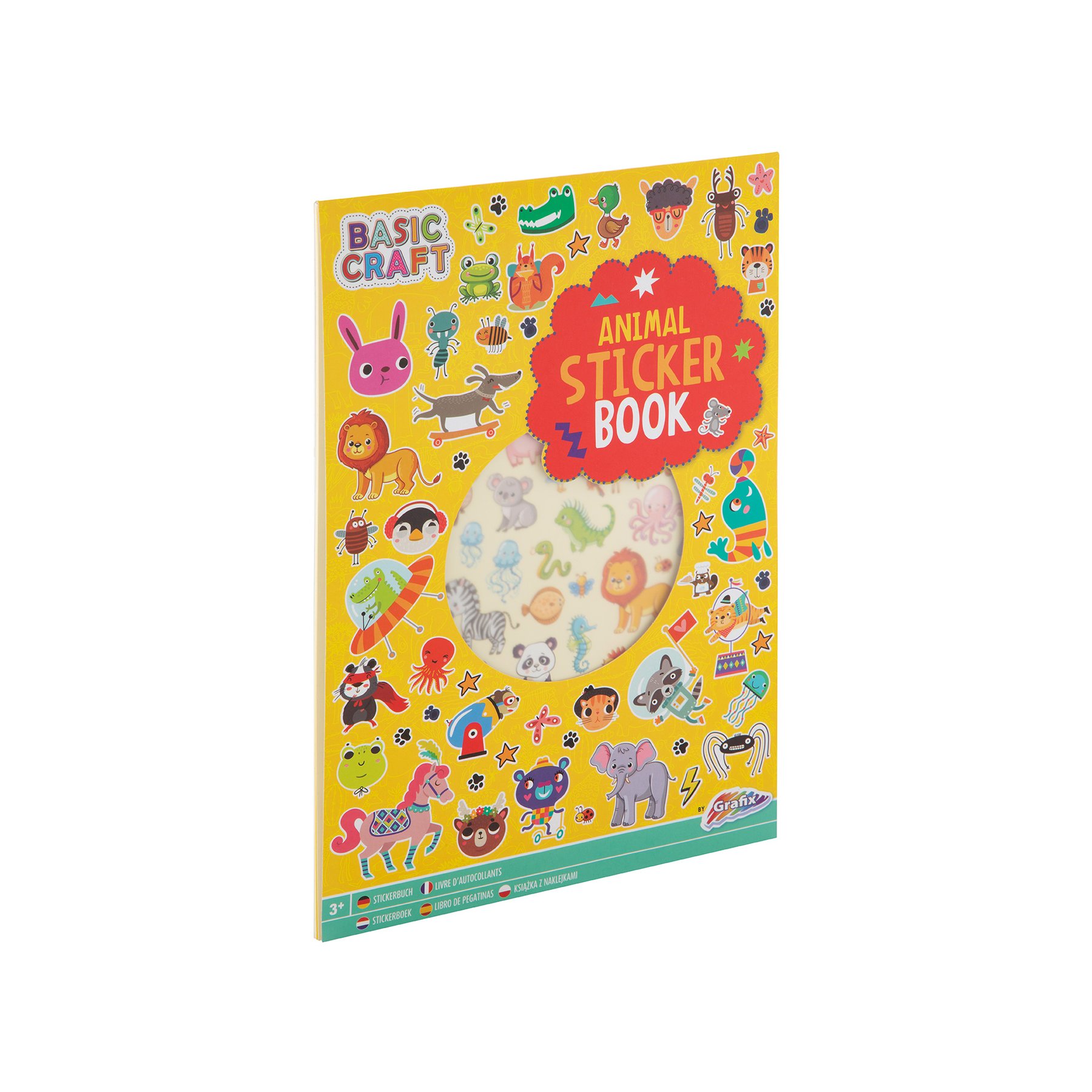 Moxy Sticker Book Animals, A4