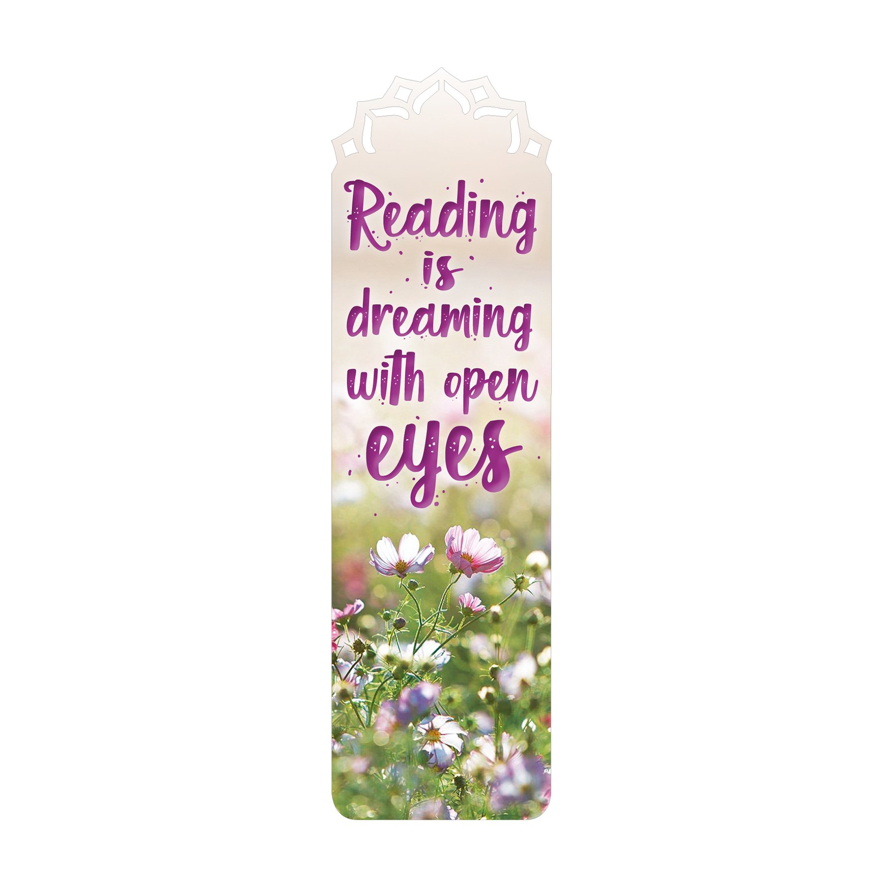 Gespaensterwald Bookmark, pink flowers