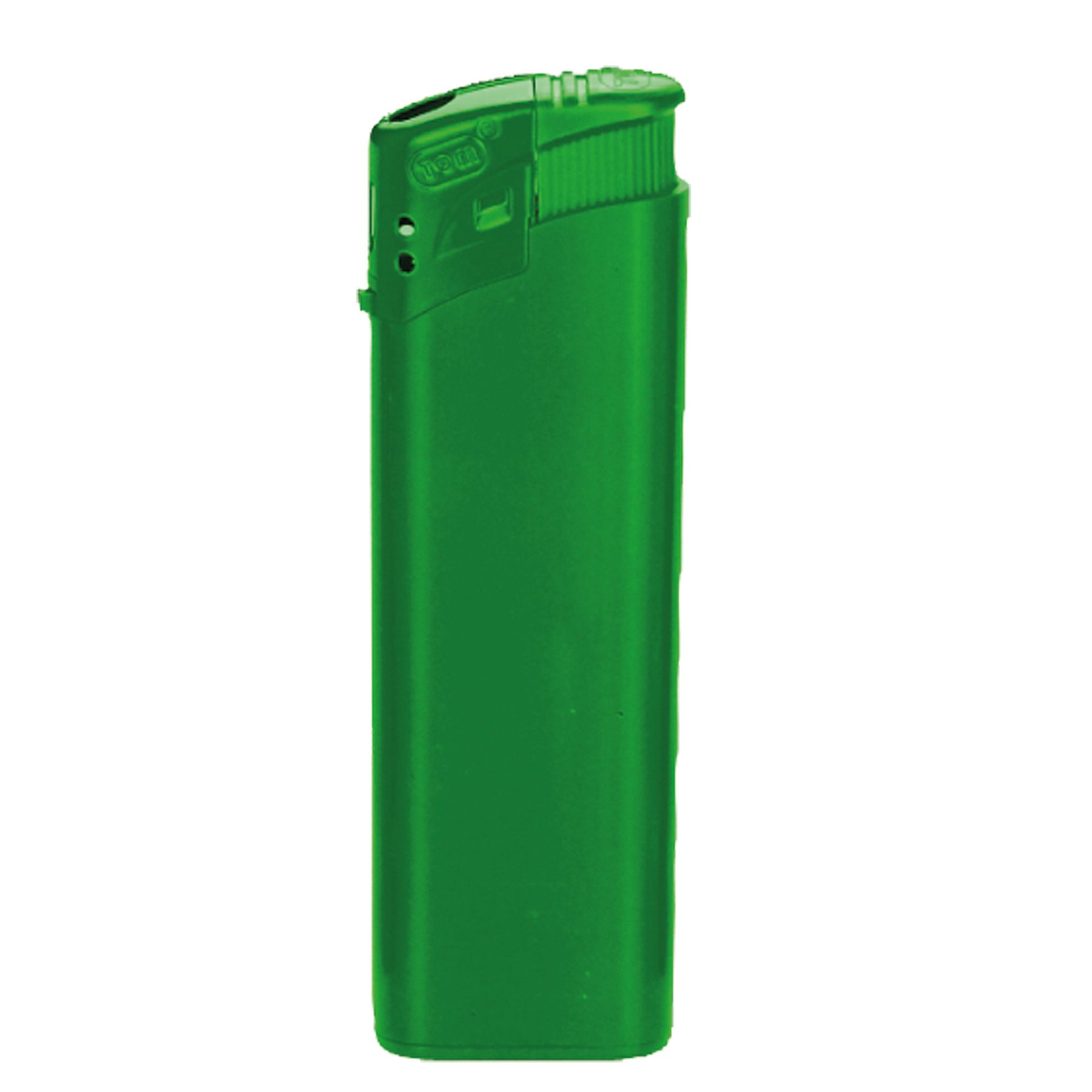 Tom Lighter EB-15, plastic, green, 50 pcs