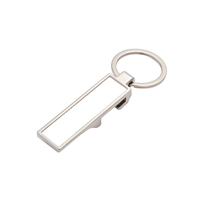 BESTSUB Bottle Opener Keychain, Rectangular, Personalizable