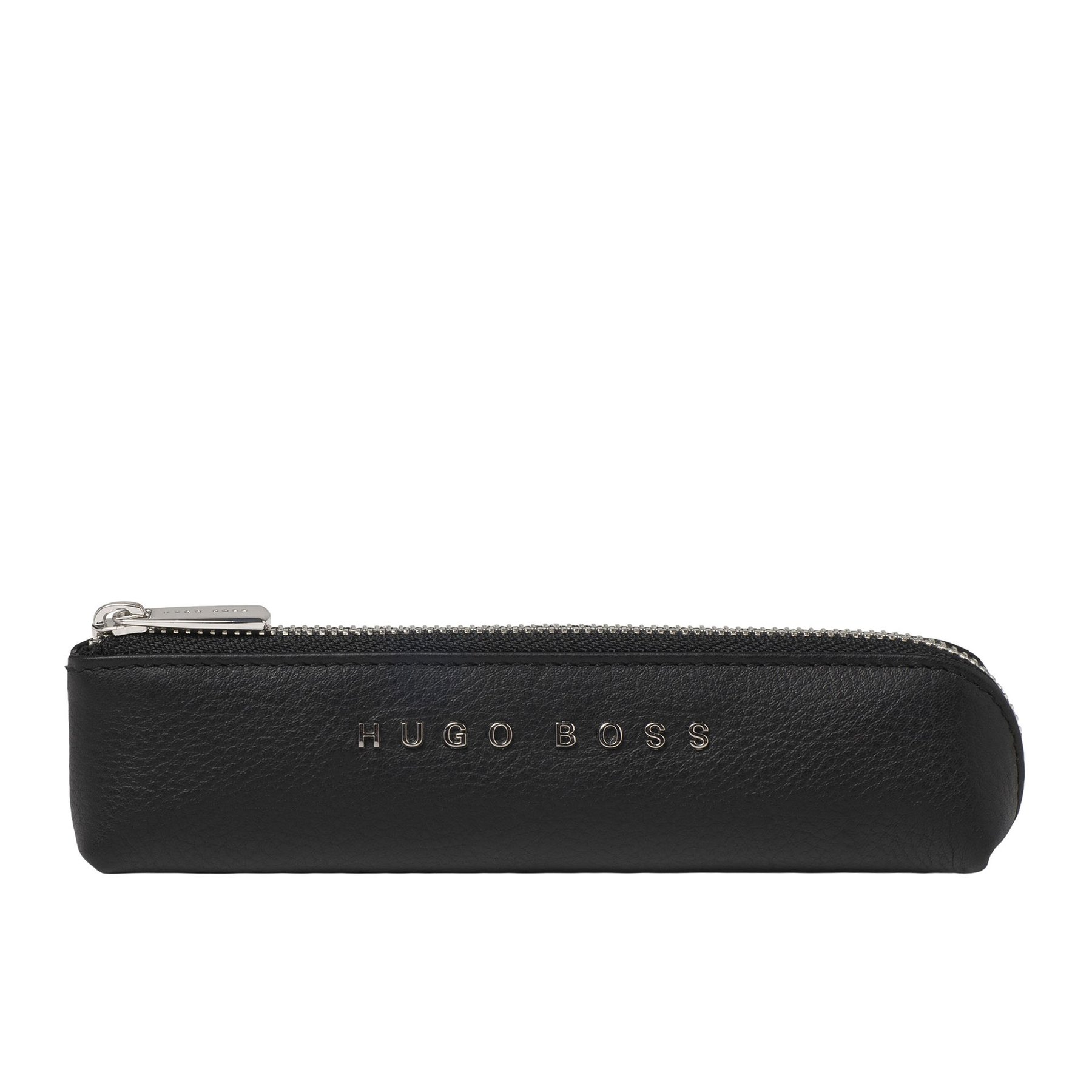 Hugo Boss Case Storyline, for writing instrument, with zipper, leather, black