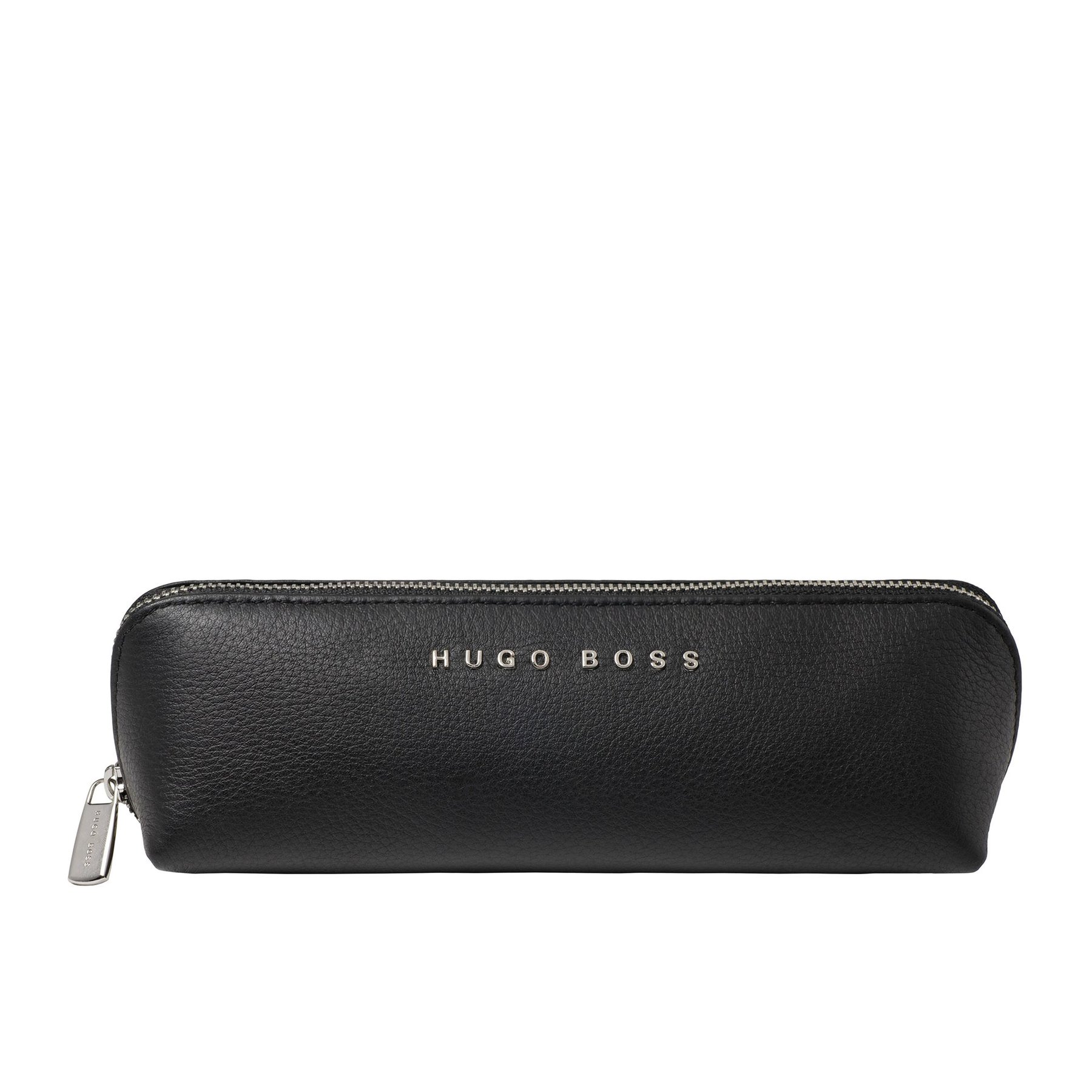 Hugo Boss Case Storyline, for Writing Instruments, with Zipper, Leather, Black