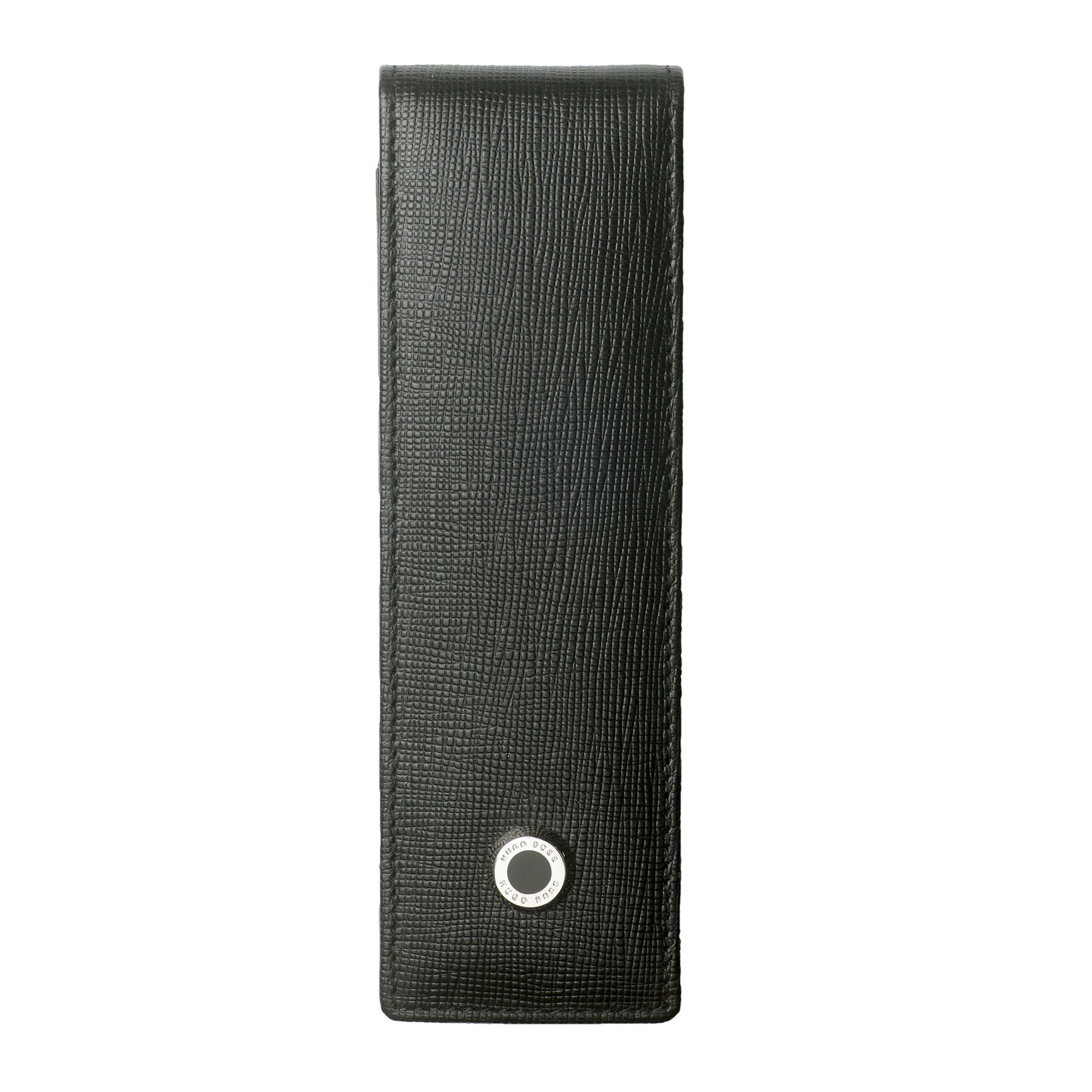 Hugo Boss Case Tradition, for two writing instruments, leather, black