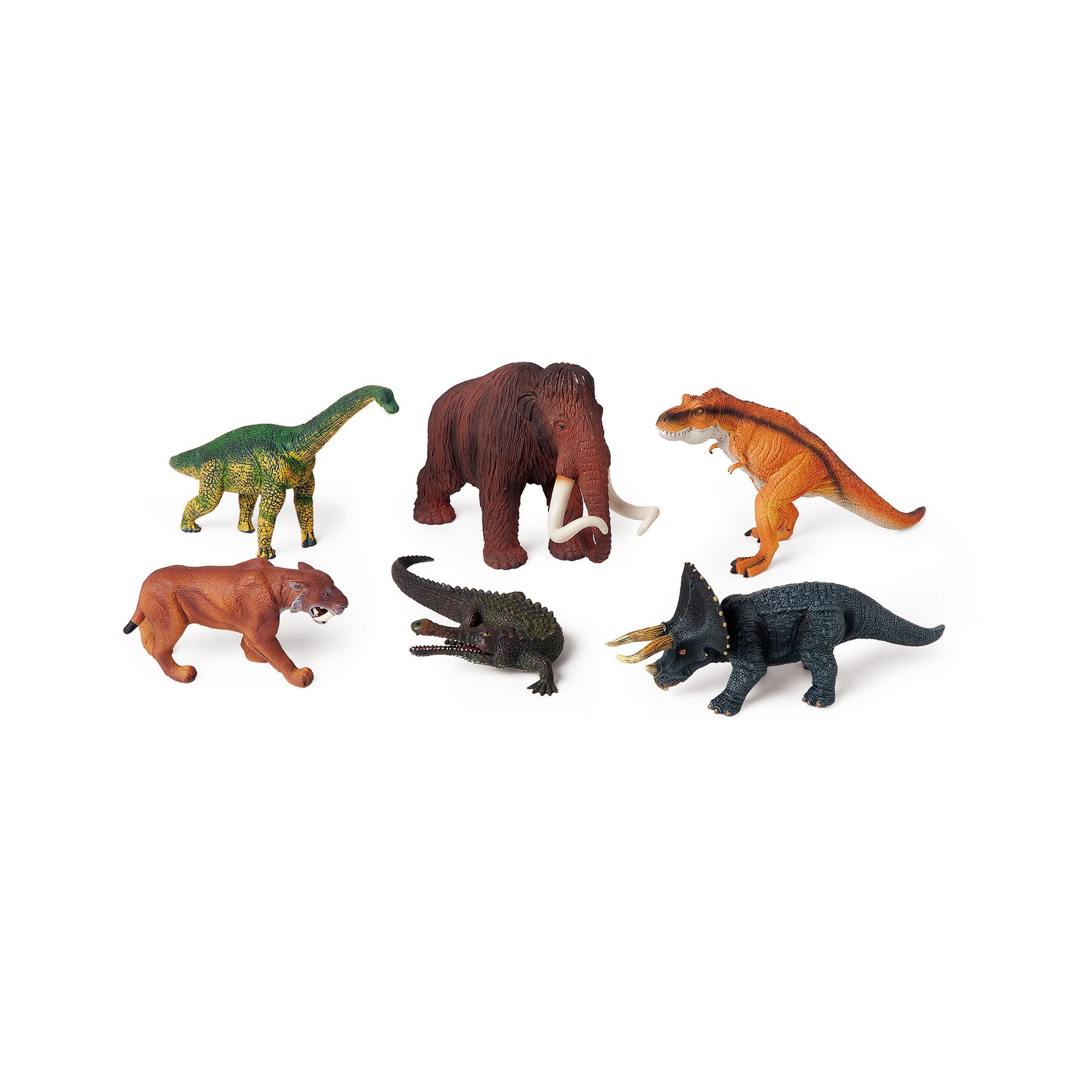 Nowa Szkola Animals, prehistoric, 6 pcs