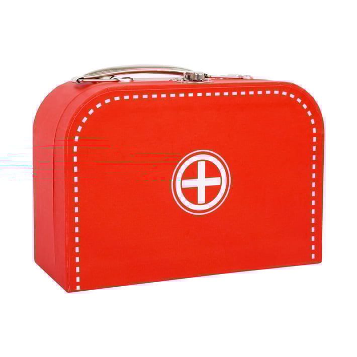 Small Foot Комплект за игра Докторско куфарче, дървено, 9 части