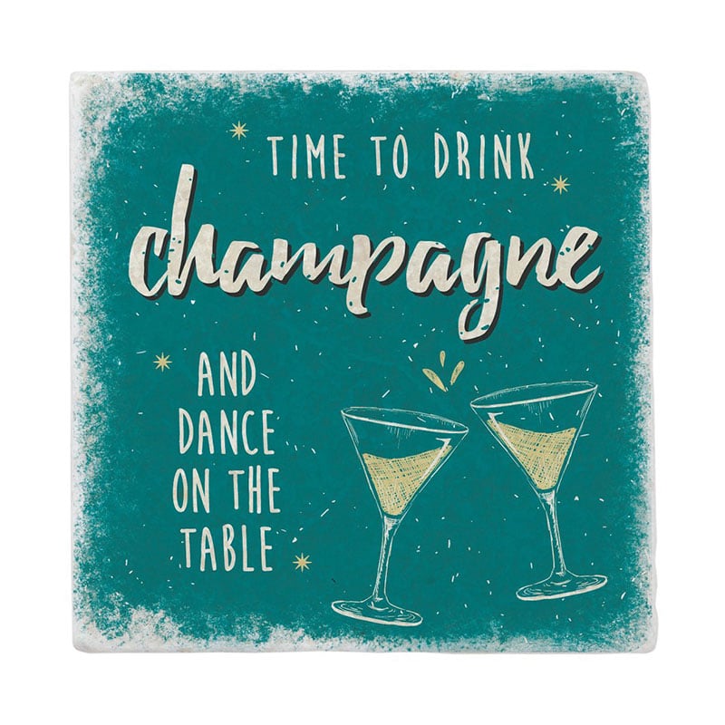 Gespaensterwald Coaster, marble, champagne