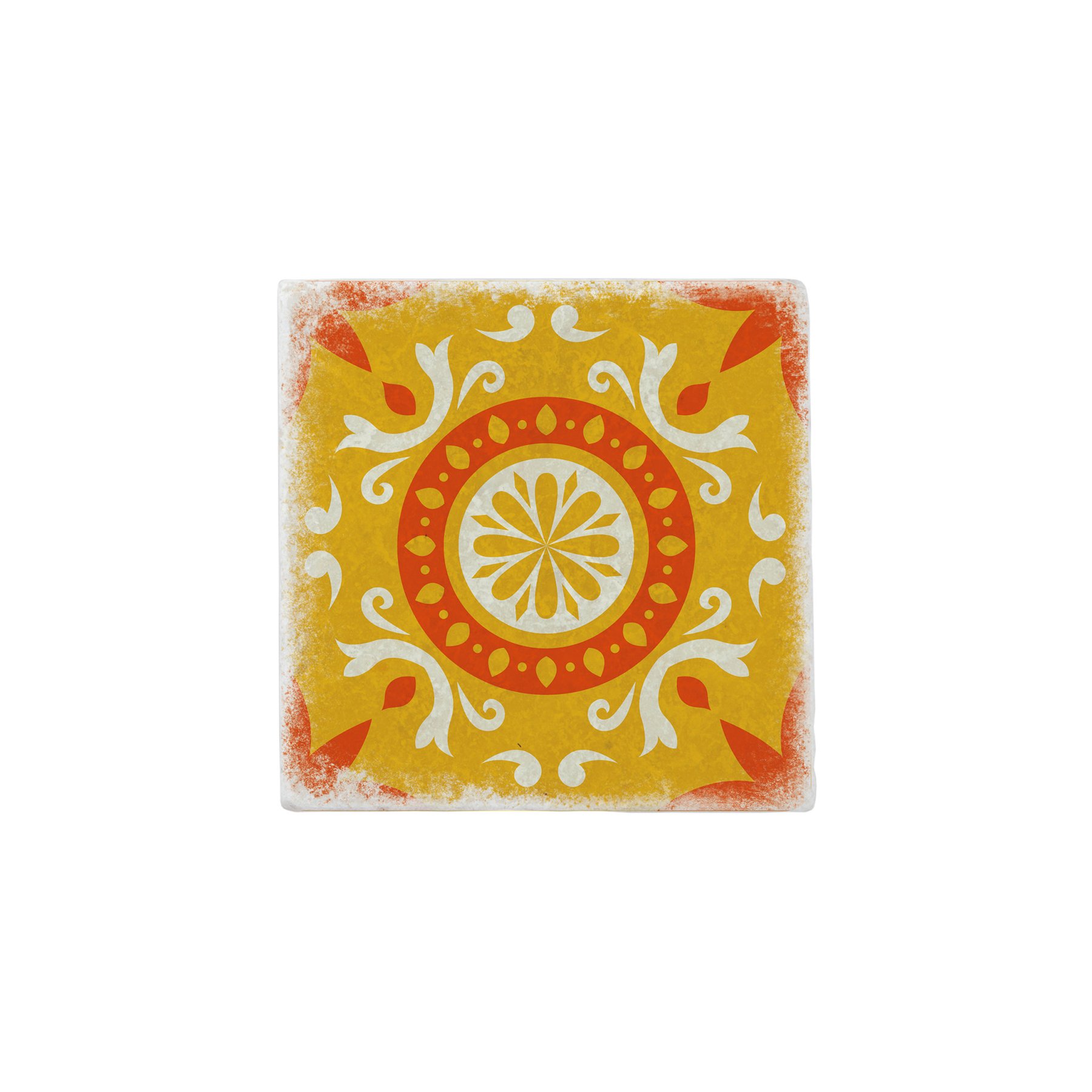 Gespaensterwald Coaster, marble, yellow 0924