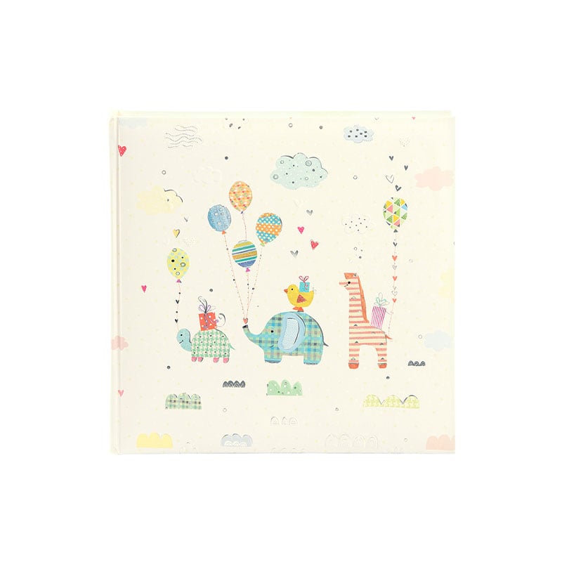 Goldbuch Album, 60 white pages, 25 x 25 cm, with animals