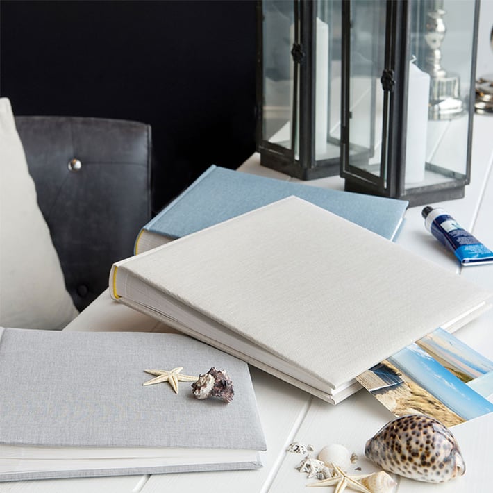 Goldbuch Album Summertime, 60 white pages, 30 x 31 cm, blue-gray