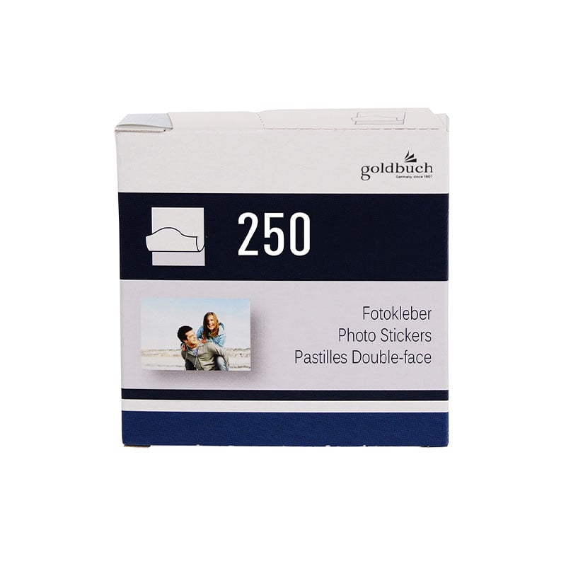 Goldbuch Photo corners, self-adhesive, 7 x 7 cm, 250 pcs