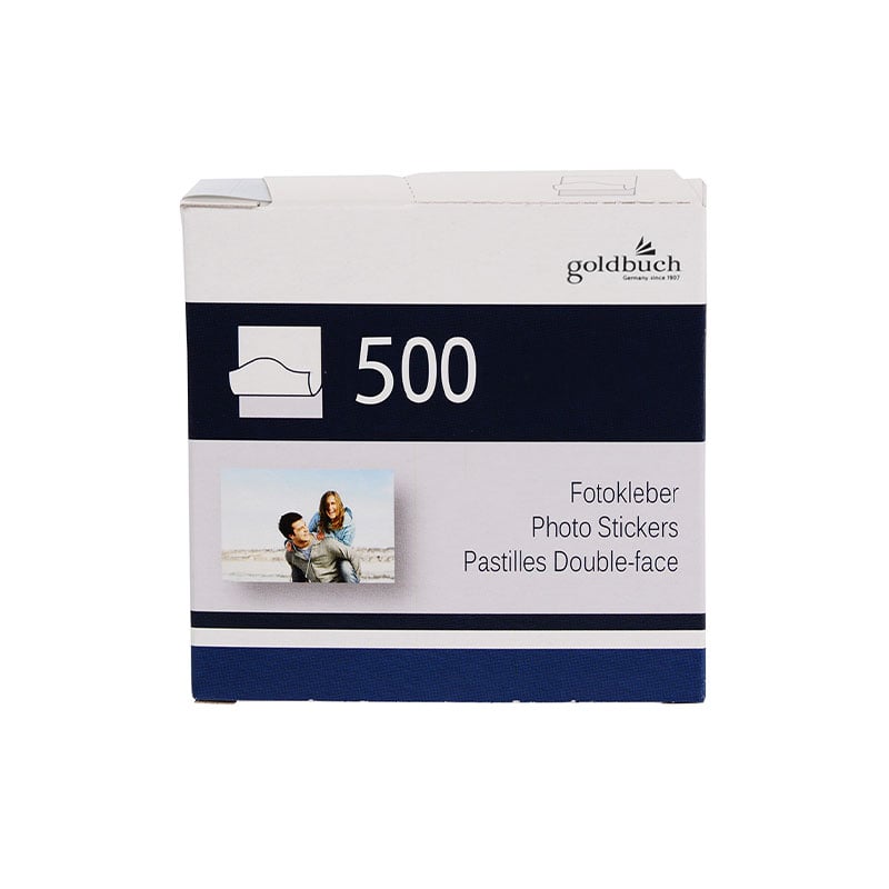 Goldbuch Adhesive photo stickers, 9 x 9 cm, 500 pcs