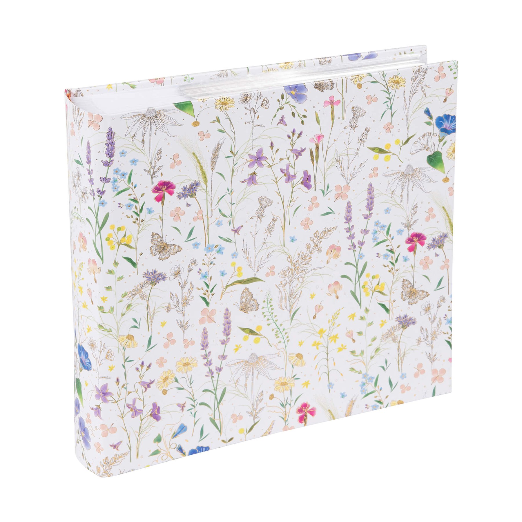 Goldbuch Album Summer Meadow, for 200 photos, with pockets, 10 x 15 cm, white