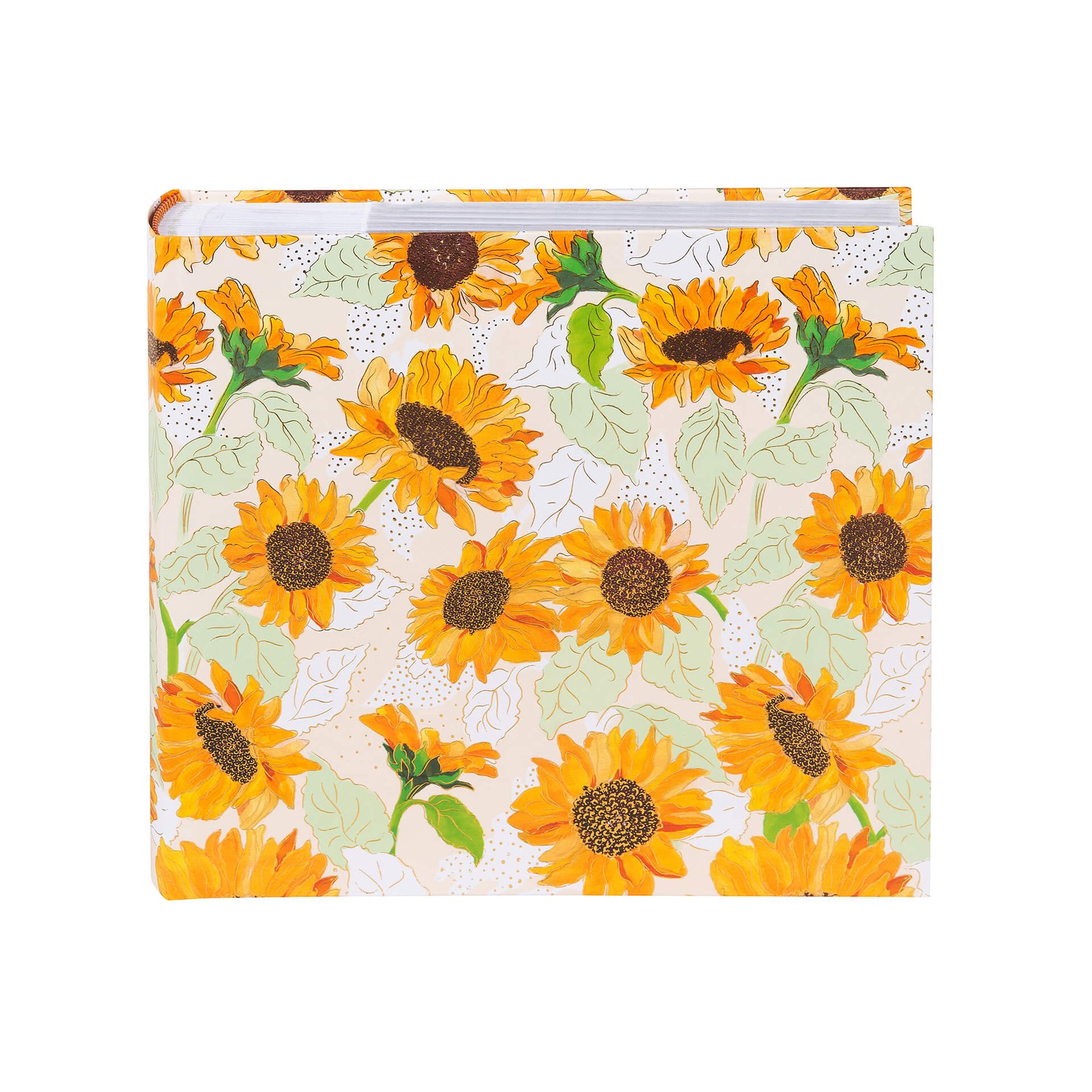 Goldbuch Album Sunflowers, for 200 photos, with pockets, 10 x 15 cm, white