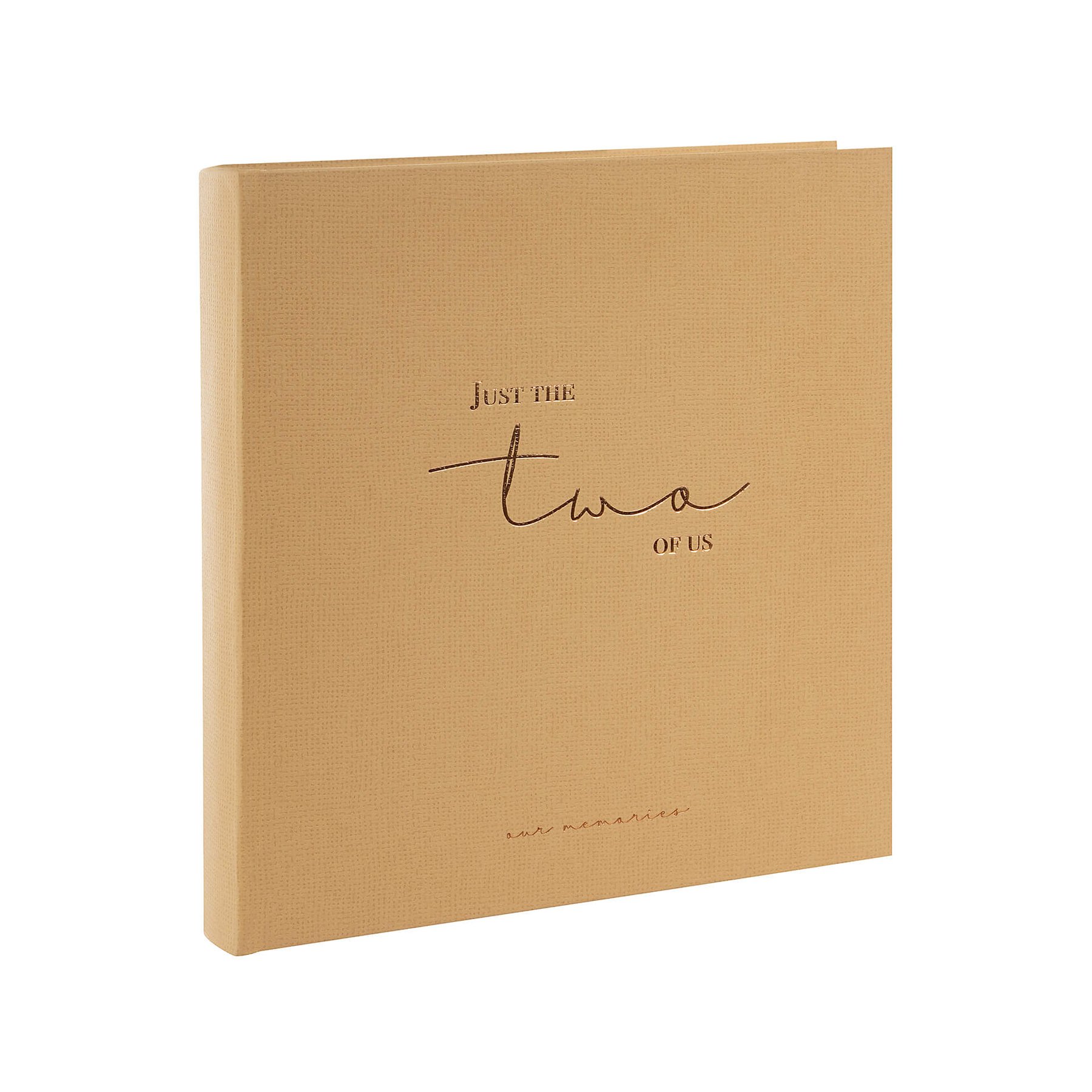 Goldbuch Album Just two of us, with 60 white pages, 30 x 31 cm, brown