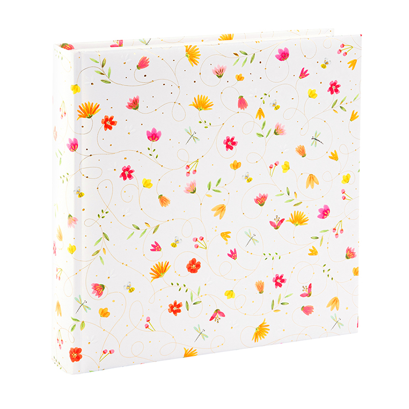 Goldbuch Album Summer Day, with 60 white pages, 25 x 25 cm, white