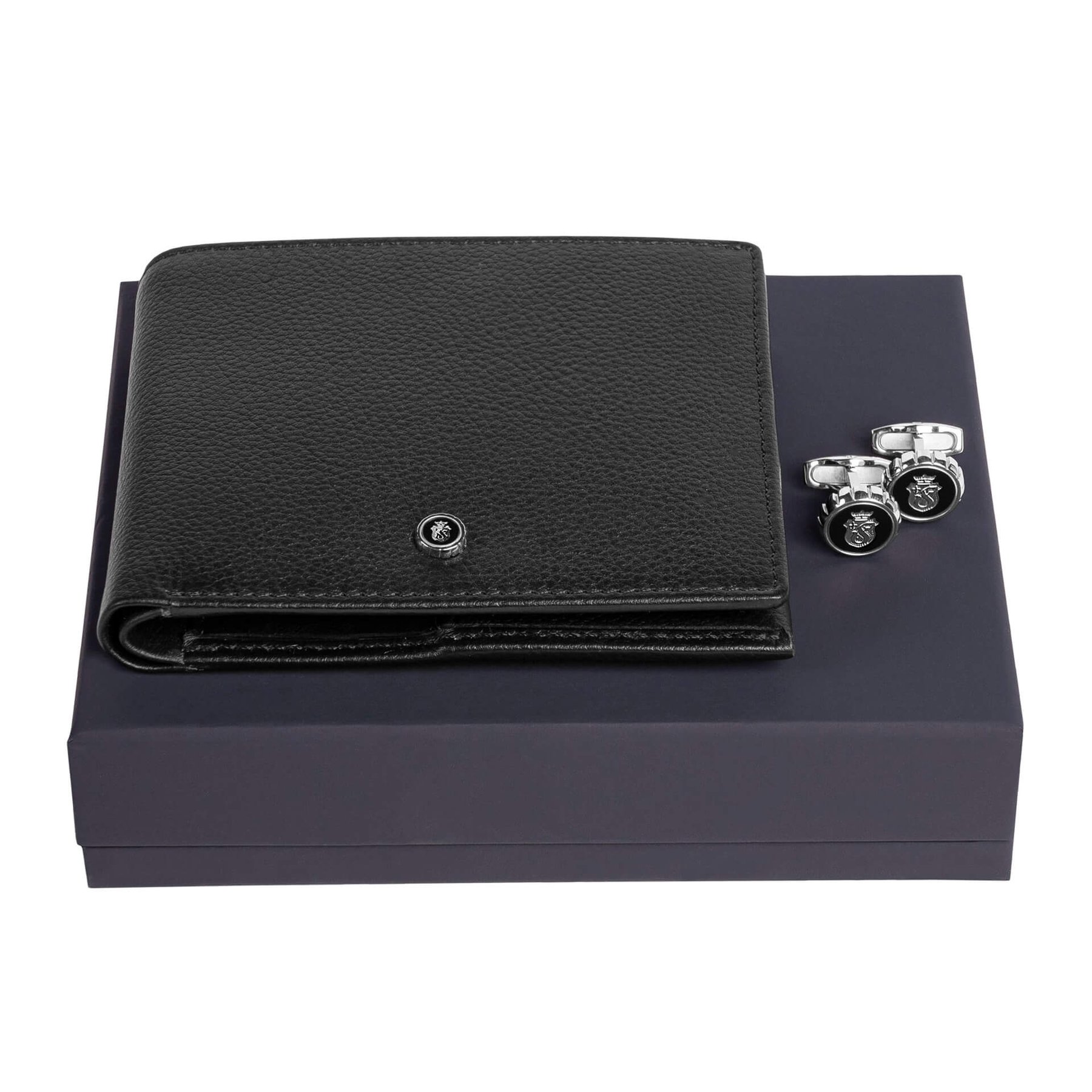 Festina Wallet and cufflinks set Button, black