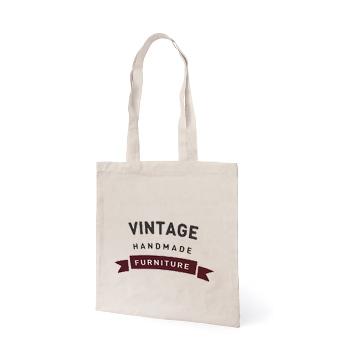 Hi!dea Bag, 100% cotton, with long handles, 370 x 410 mm, 50 pcs