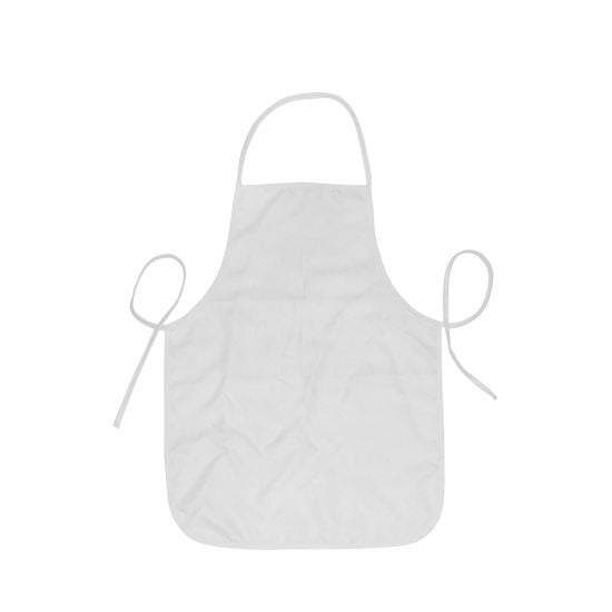 BESTSUB Apron, children’s, 44 x 62 cm, white, customizable