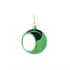 BESTSUB Christmas ball, plastic, diameter 8 cm, green, customizable