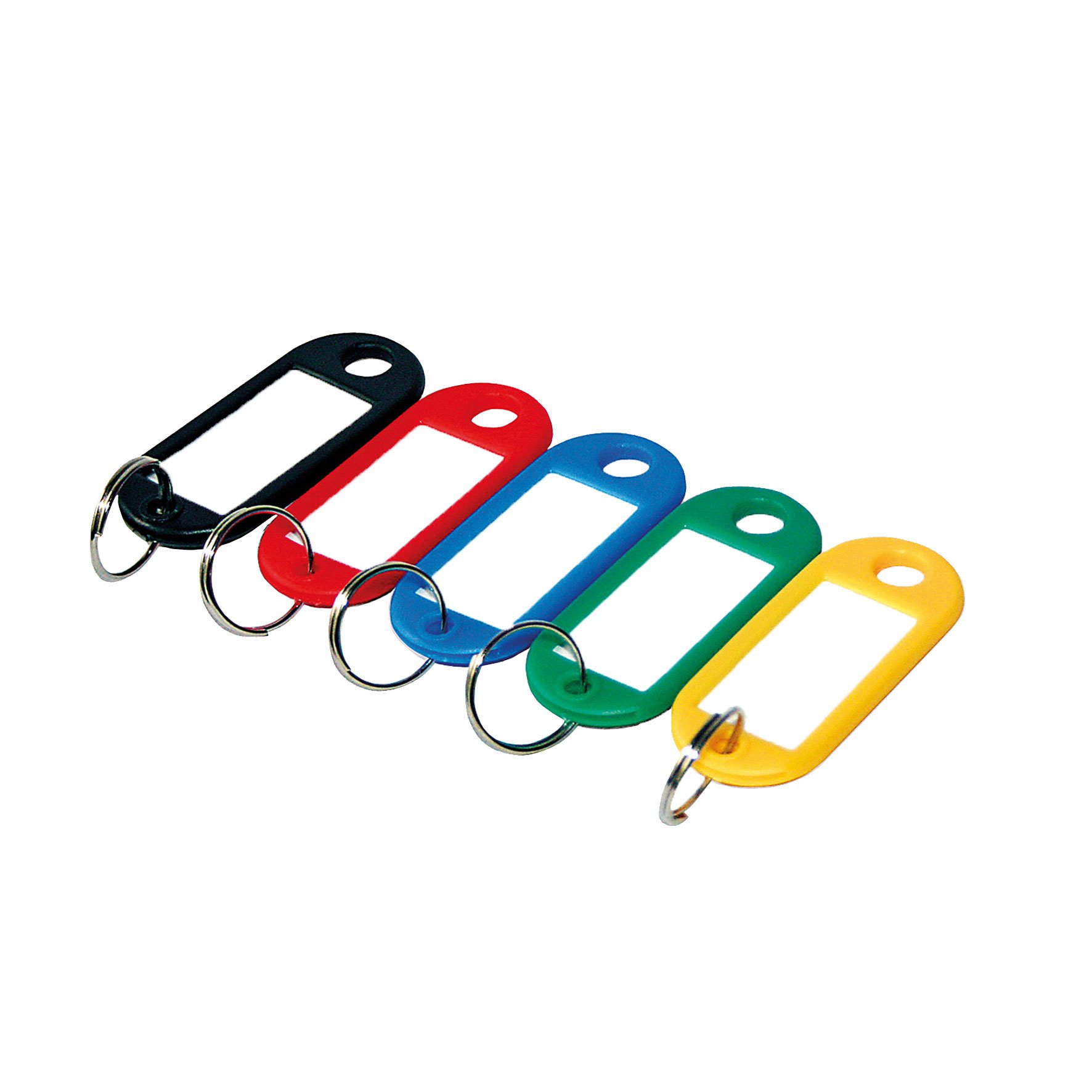 RFG Keychains, with label, assorted colors, 20 pcs
