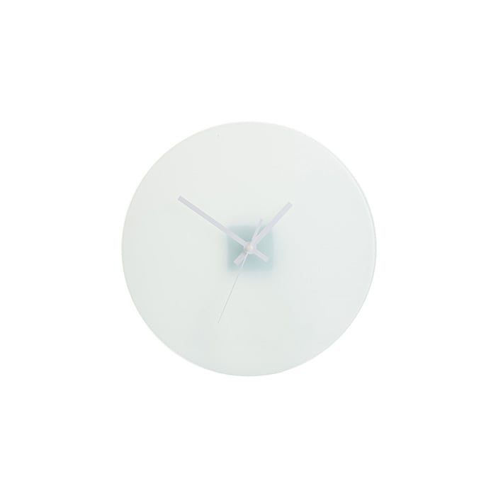 BESTSUB Wall clock, glass, diameter 30 cm, customizable