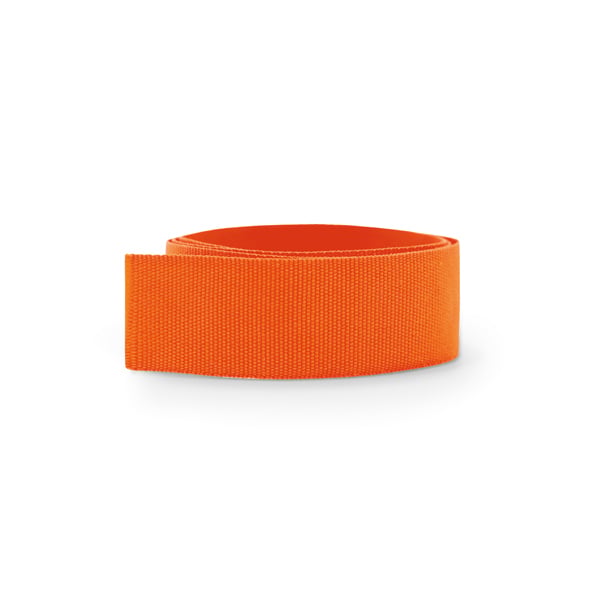 Promotional ribbon for cap, orange, 10 pieces