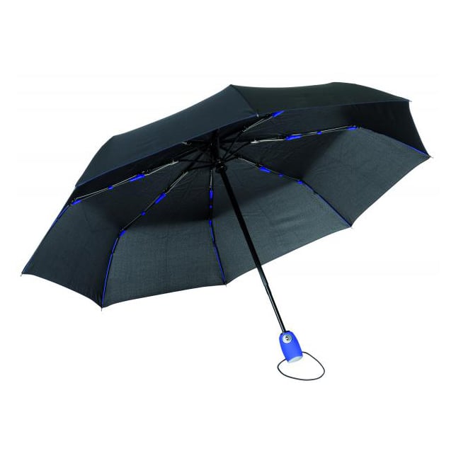 TOPS Umbrella Streetlife, automatic, foldable, black-blue