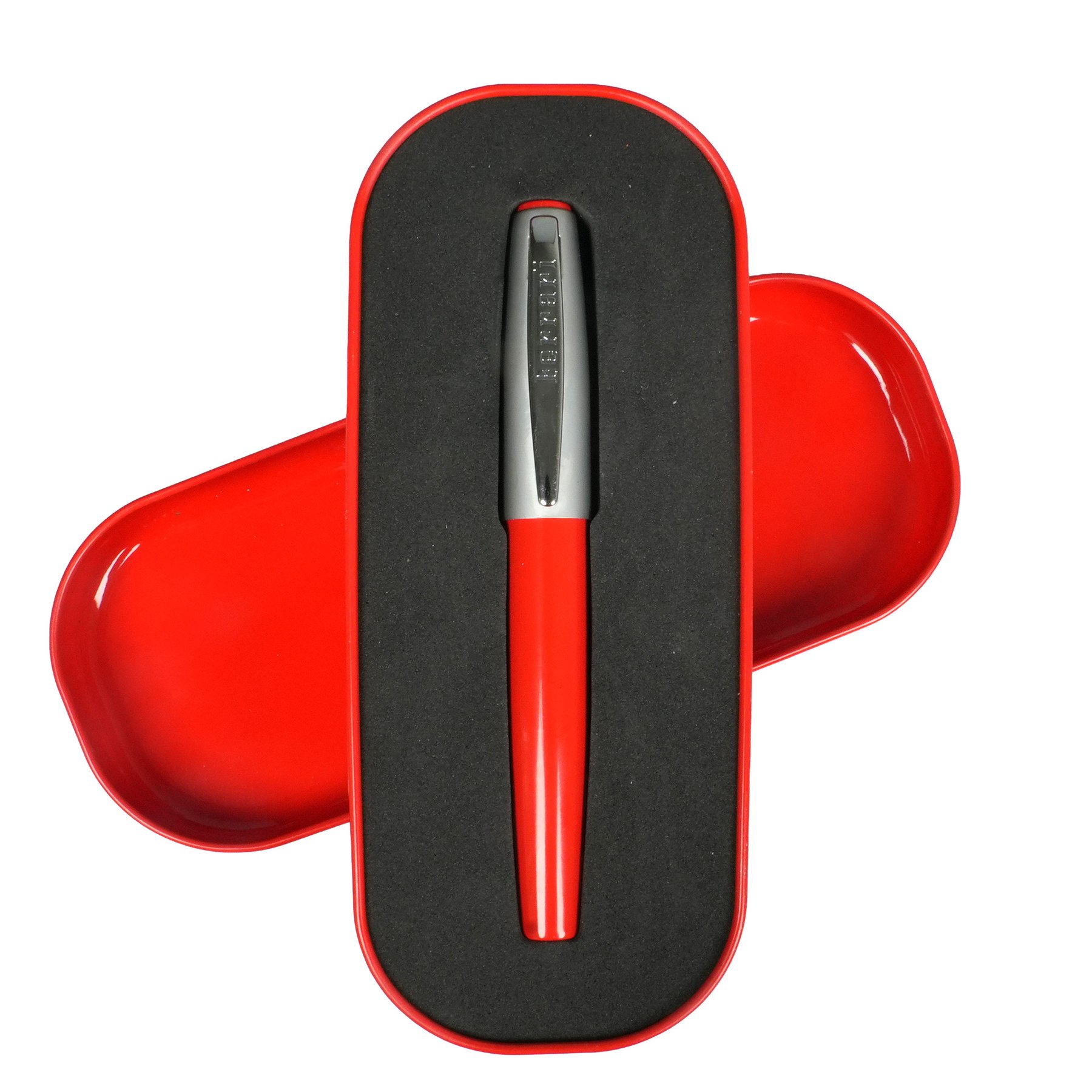 C'art Ferrari Racing pen, in a metal box, red