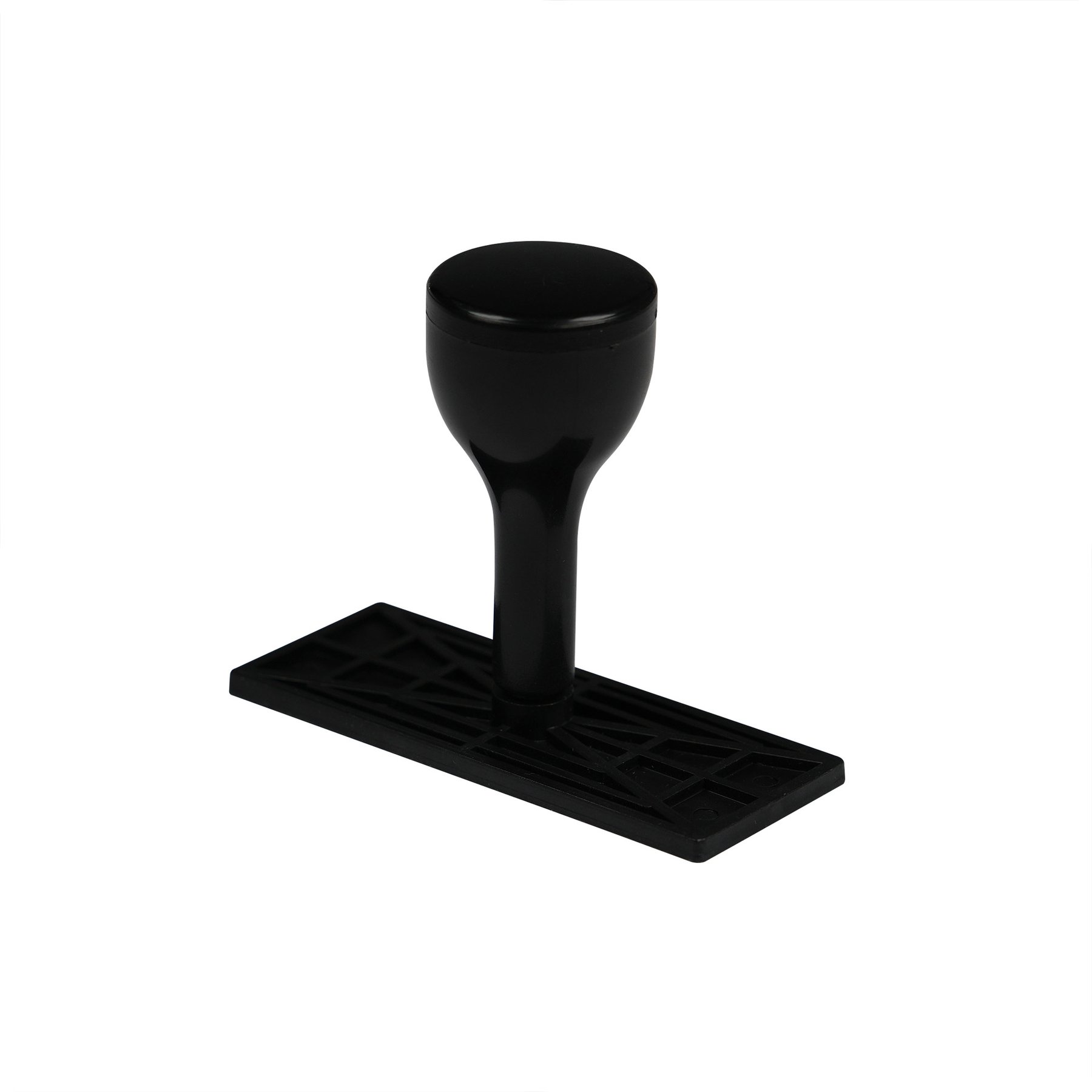 Stamp handle, rectangular, plastic
