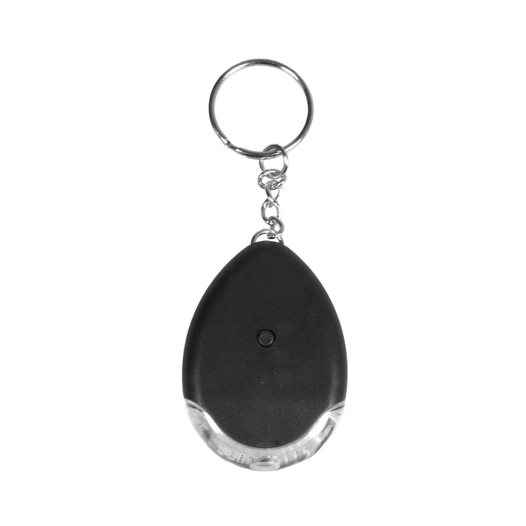 Key Finder keychain, drop-shaped, black