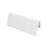 Табелка, пластмасова, 120 х 100 mm, бяла