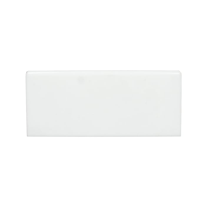 Табелка, пластмасова, 120 х 100 mm, бяла