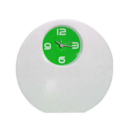 Rodo Clock, desk, green