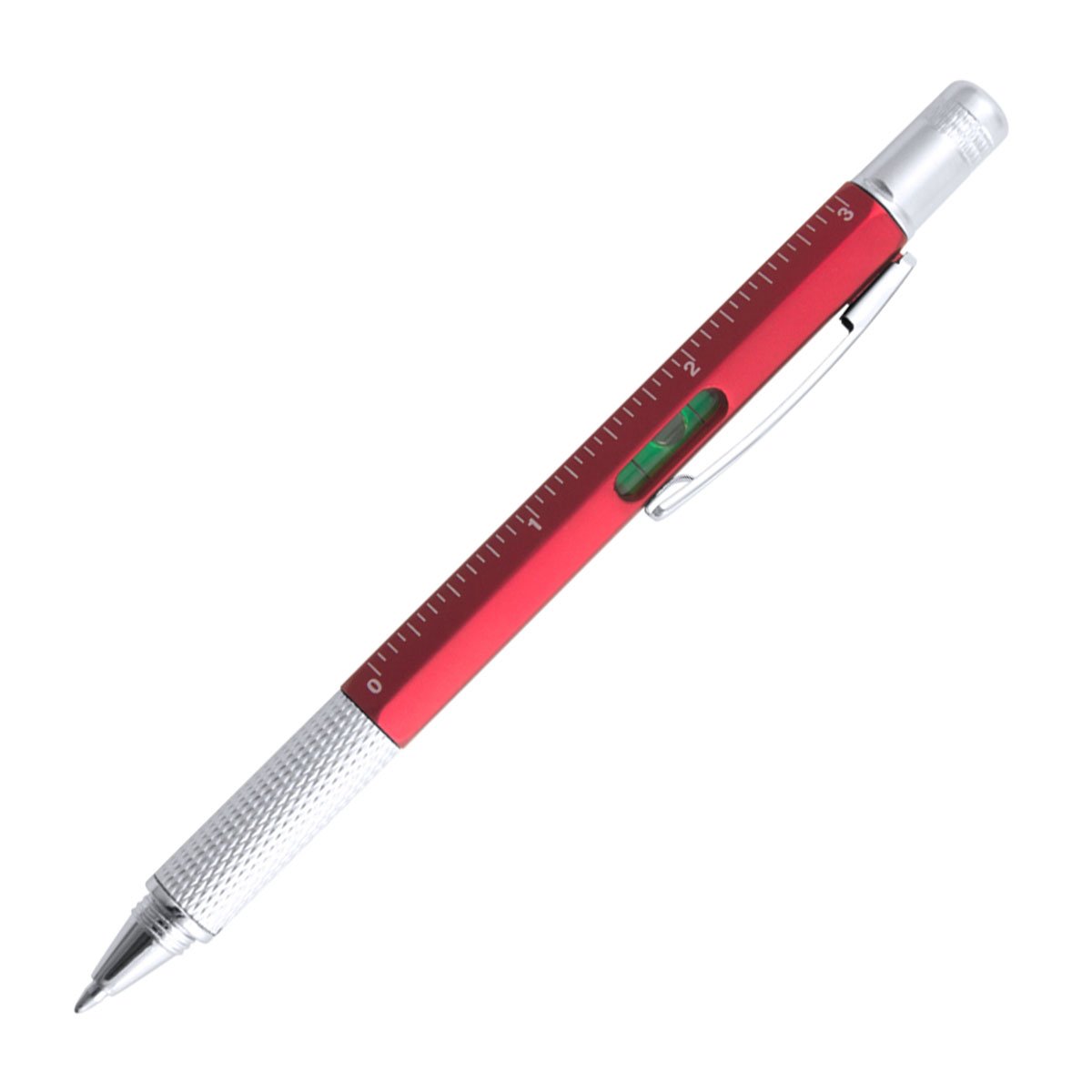 Cool Ballpoint Pen Sauris, with screwdriver, red