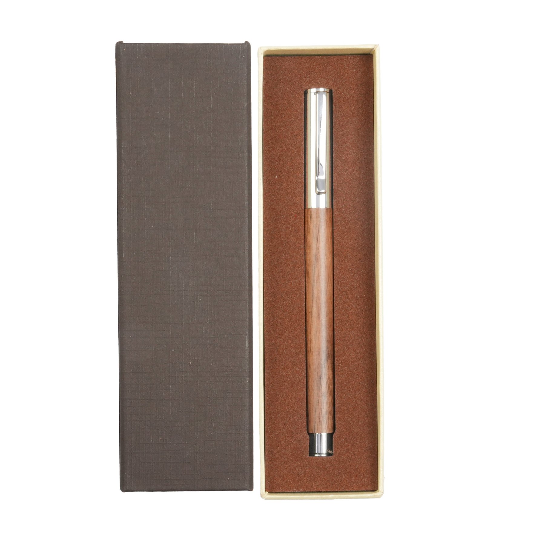 Timberink Pen, metal and wood, boxed