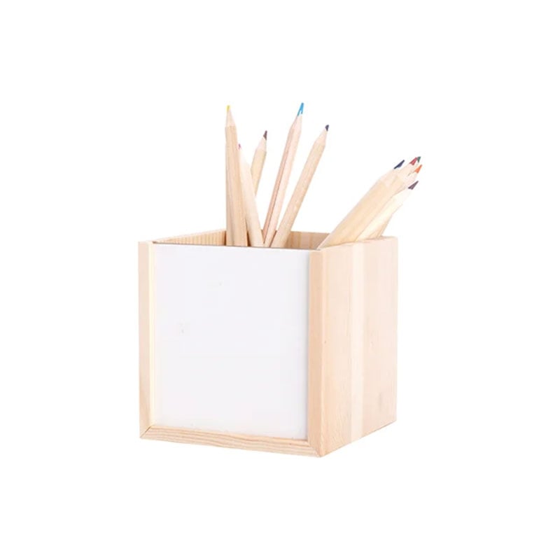 BESTSUB Pencil Holder with Sliding Insert for Printing